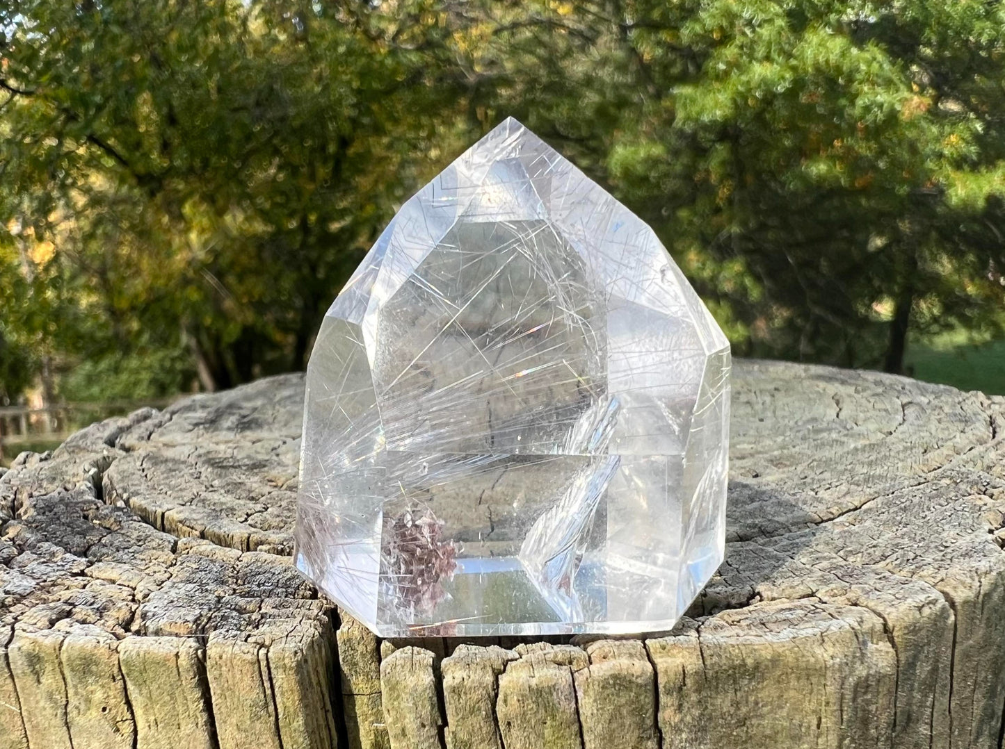 Rutilated Quartz Tower