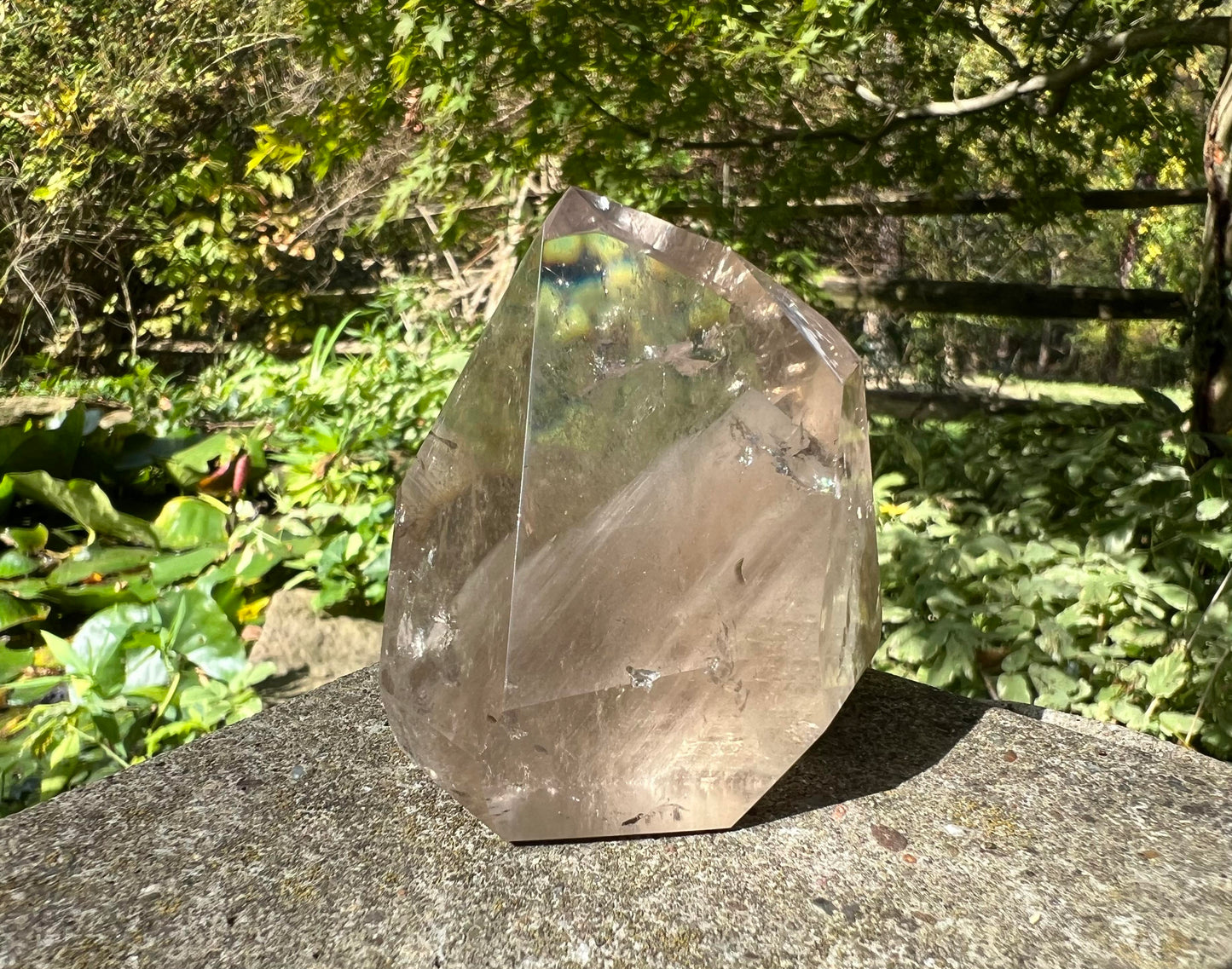 Phantom Smoky Garden Quartz Tower