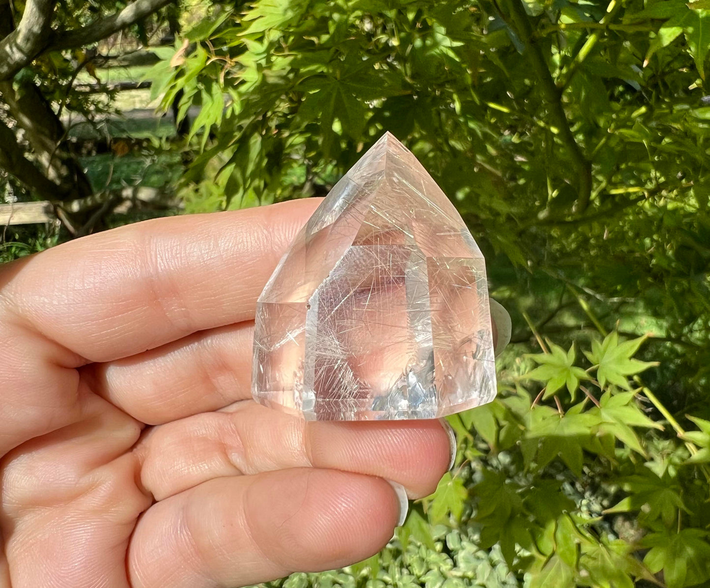 Rutilated Quartz Tower