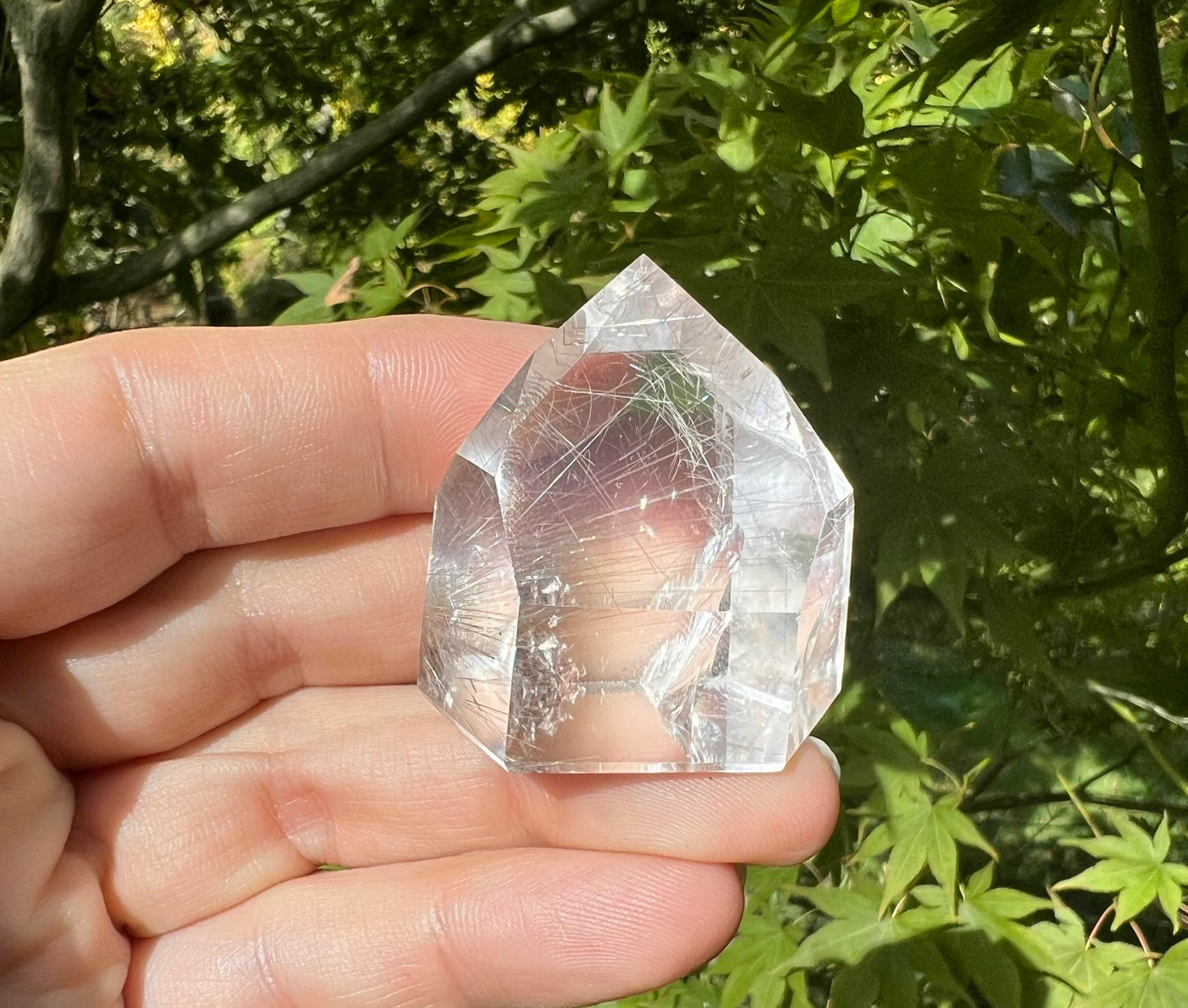 Rutilated Quartz Tower