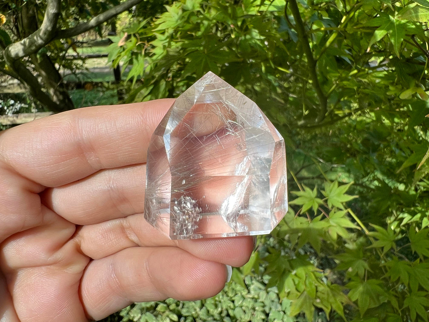 Rutilated Quartz Tower