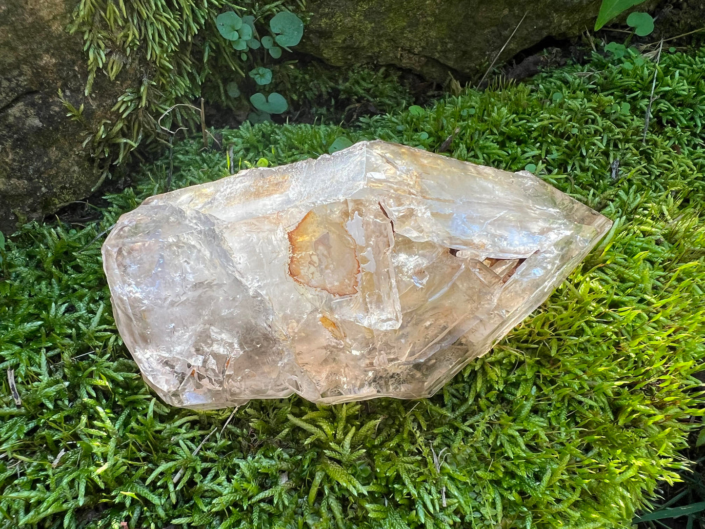 Smoky Elestial Quartz Point Specimen