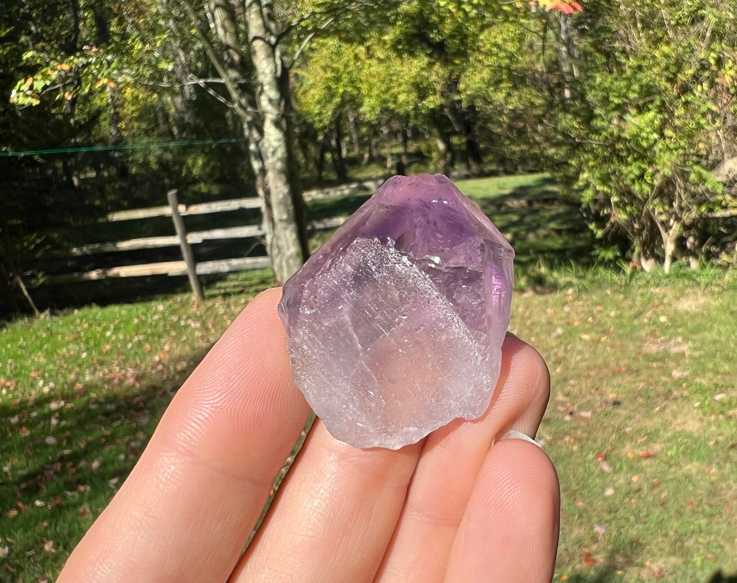 Amethyst Phantom Quartz Point