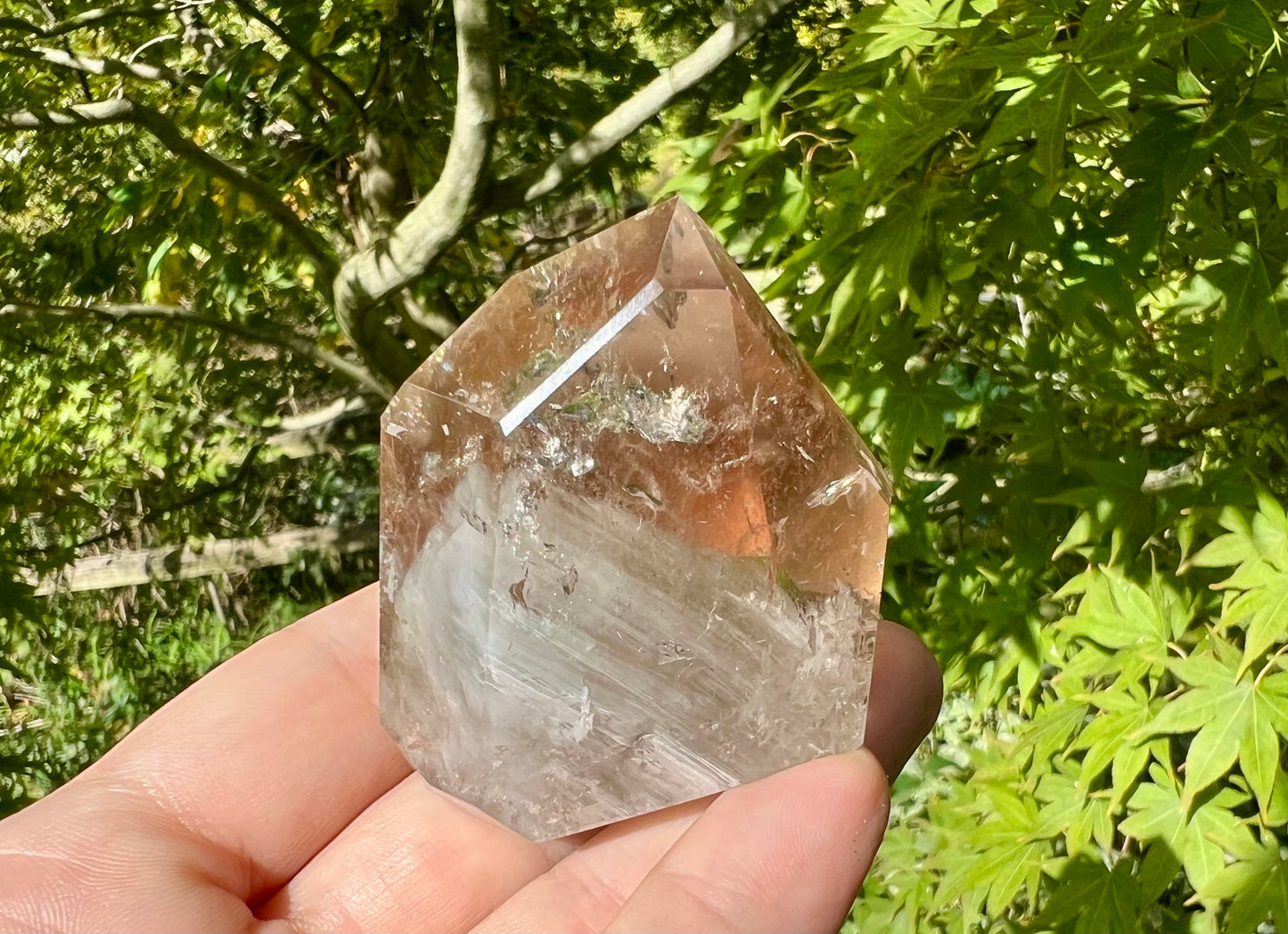 Phantom Smoky Garden Quartz Tower