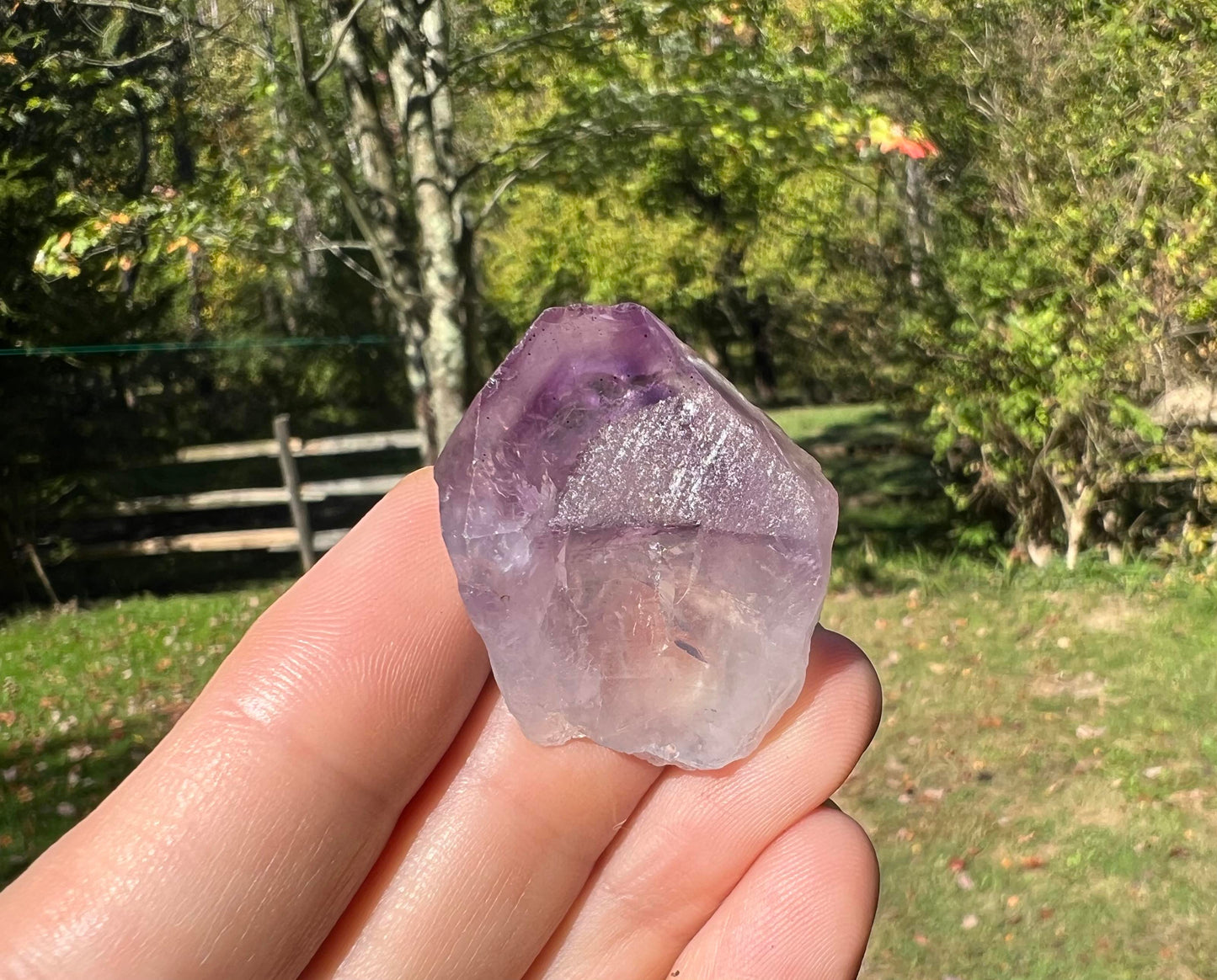 Amethyst Phantom Quartz Point
