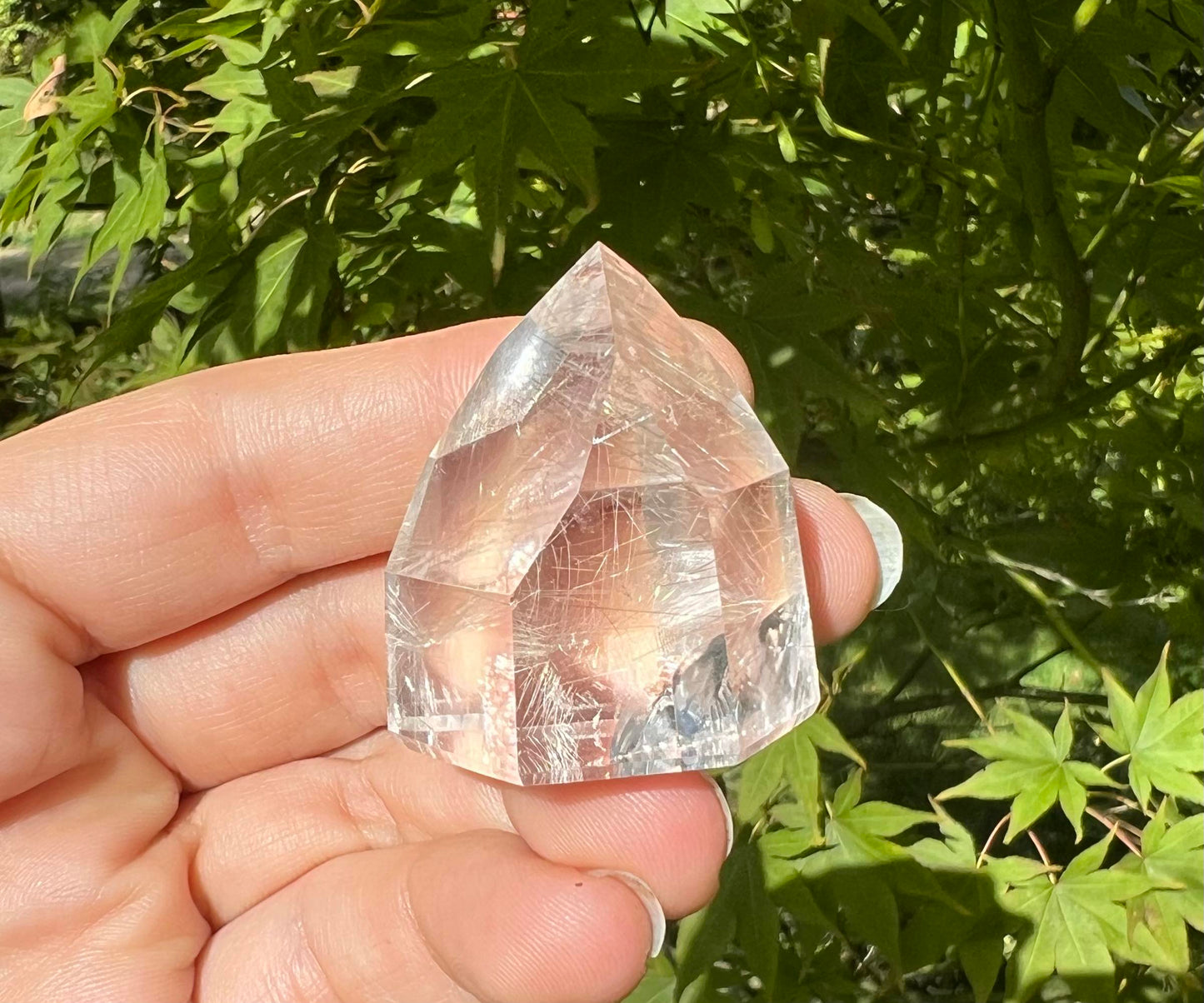 Rutilated Quartz Tower