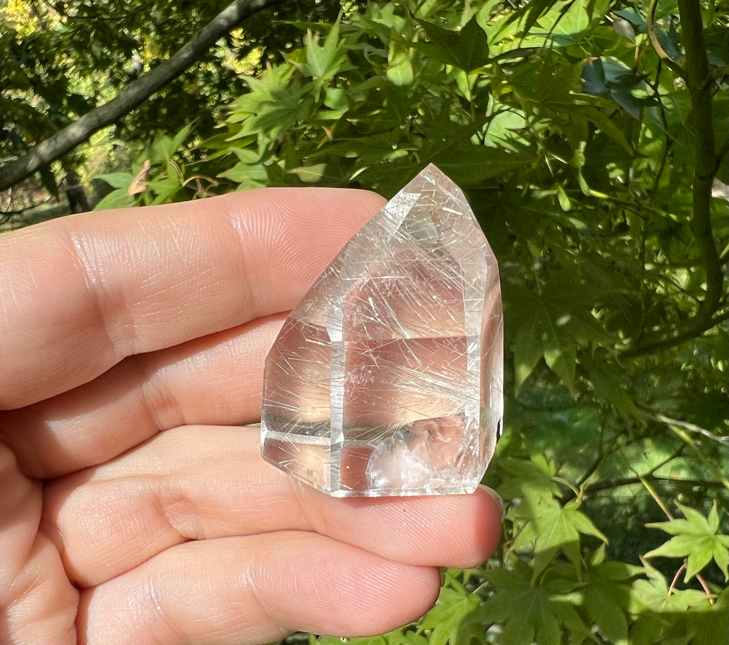 Rutilated Quartz Tower
