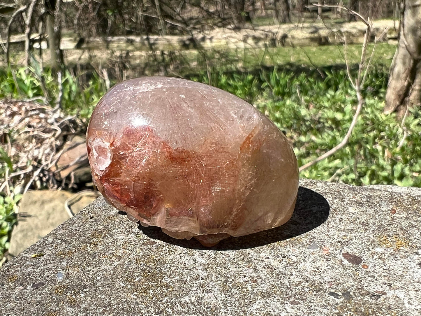 Rutilated Quartz Dome