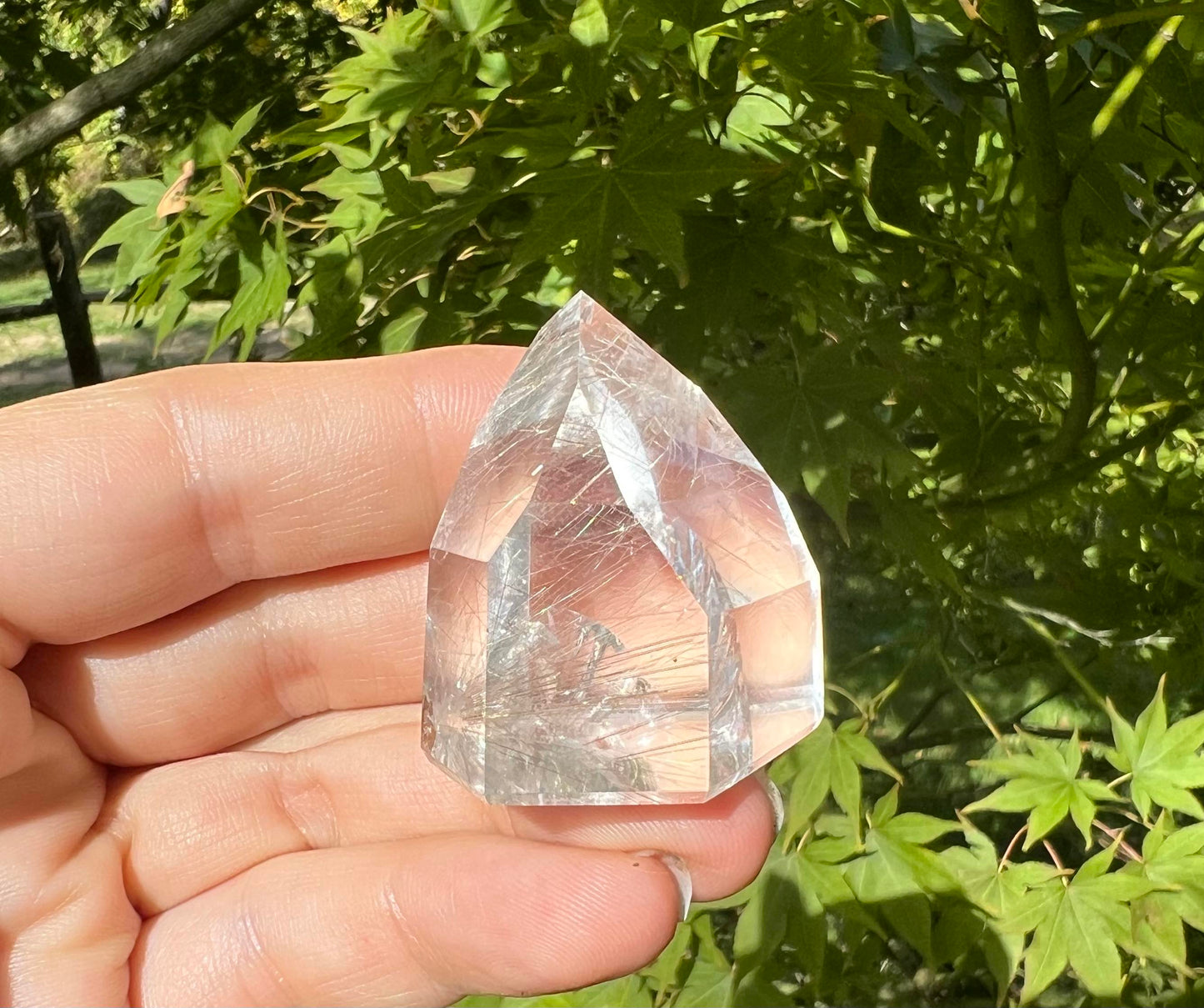 Rutilated Quartz Tower