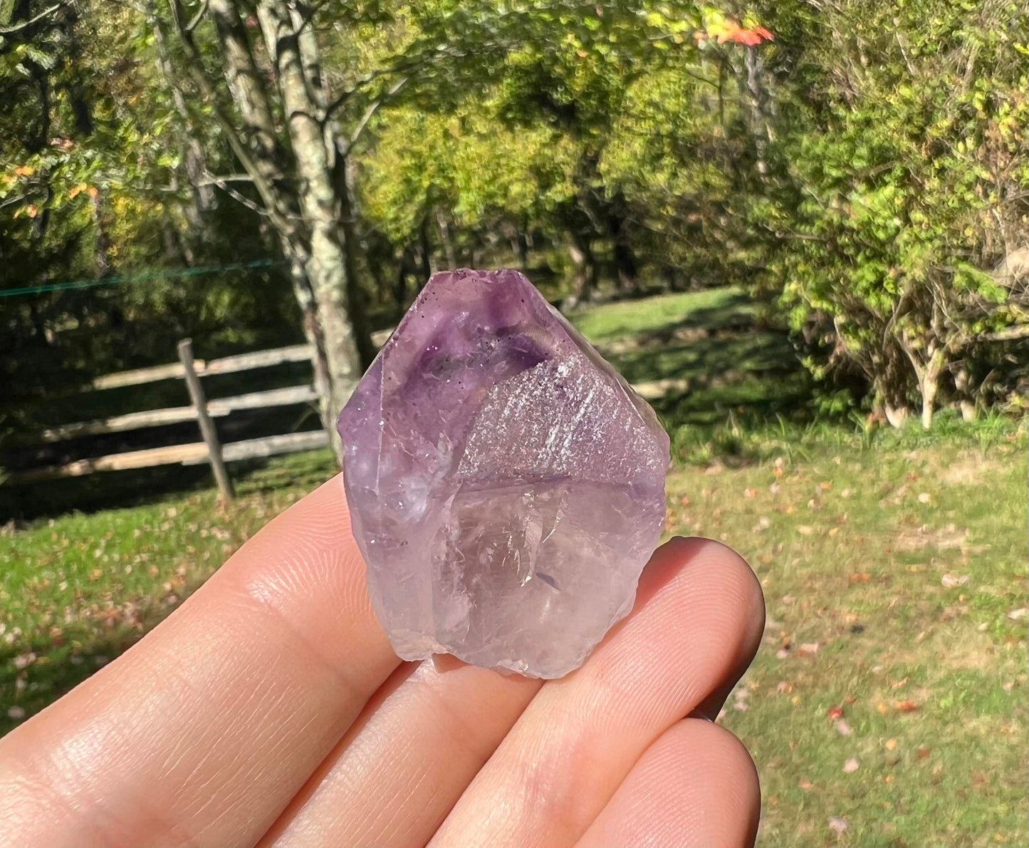Amethyst Phantom Quartz Point