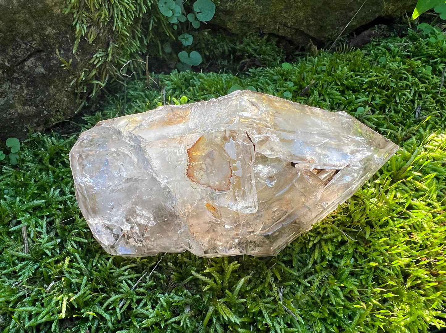 Smoky Elestial Quartz Point Specimen