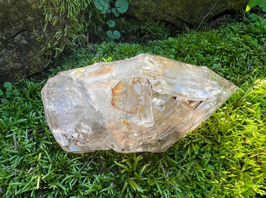 Smoky Elestial Quartz Point Specimen #2