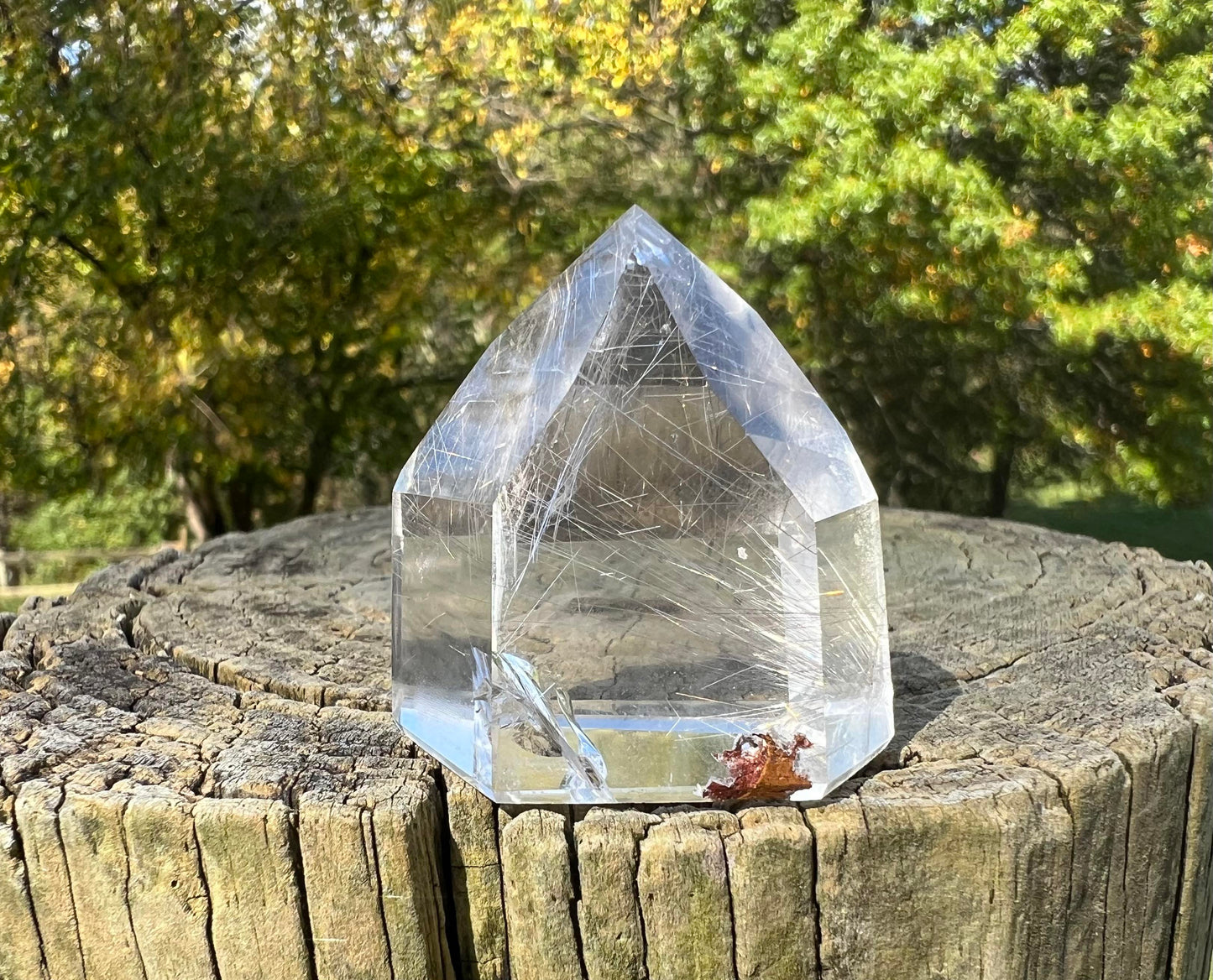 Rutilated Quartz Tower