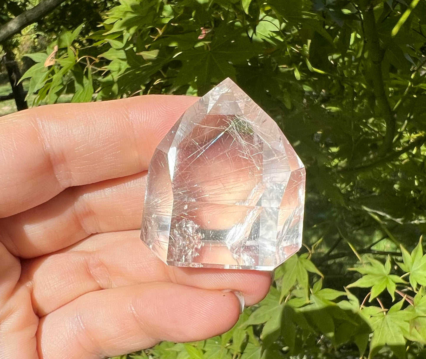 Rutilated Quartz Tower