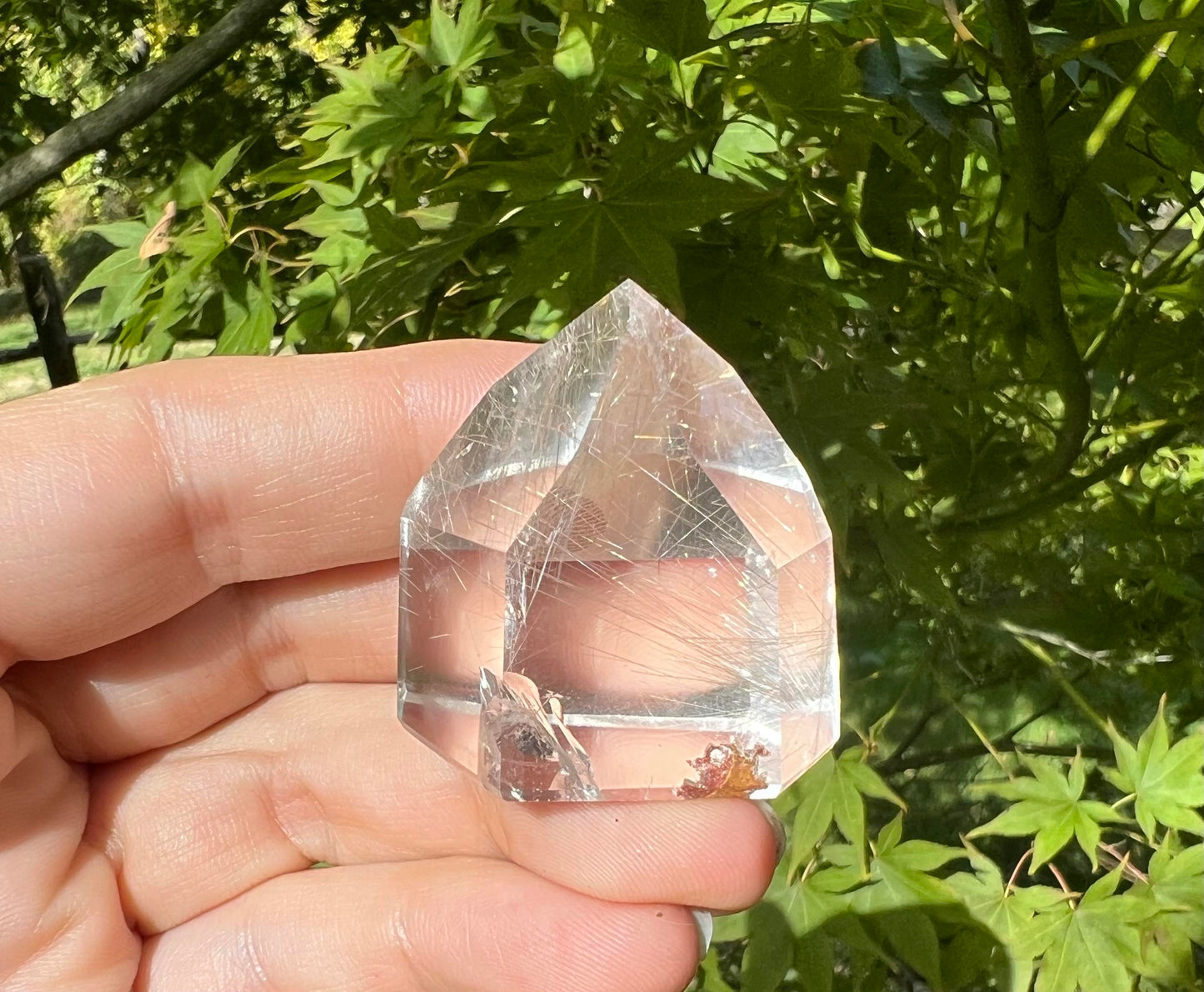 Rutilated Quartz Tower