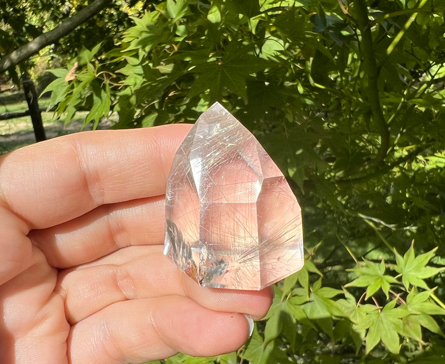 Rutilated Quartz Tower