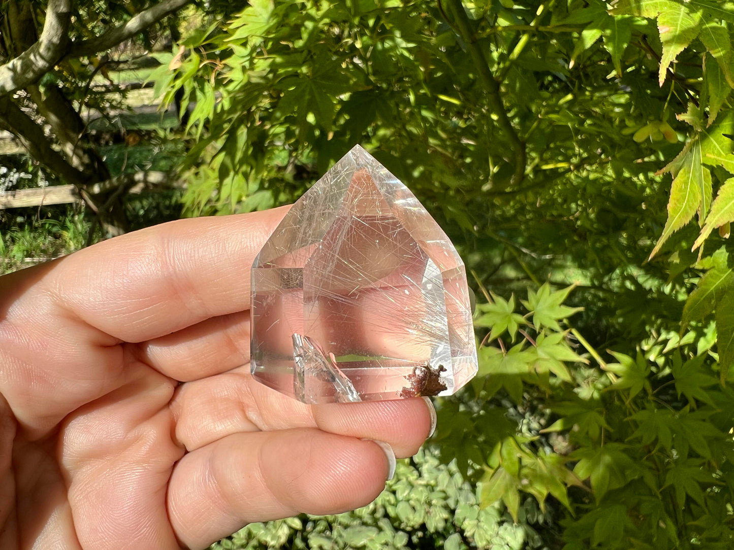 Rutilated Quartz Tower