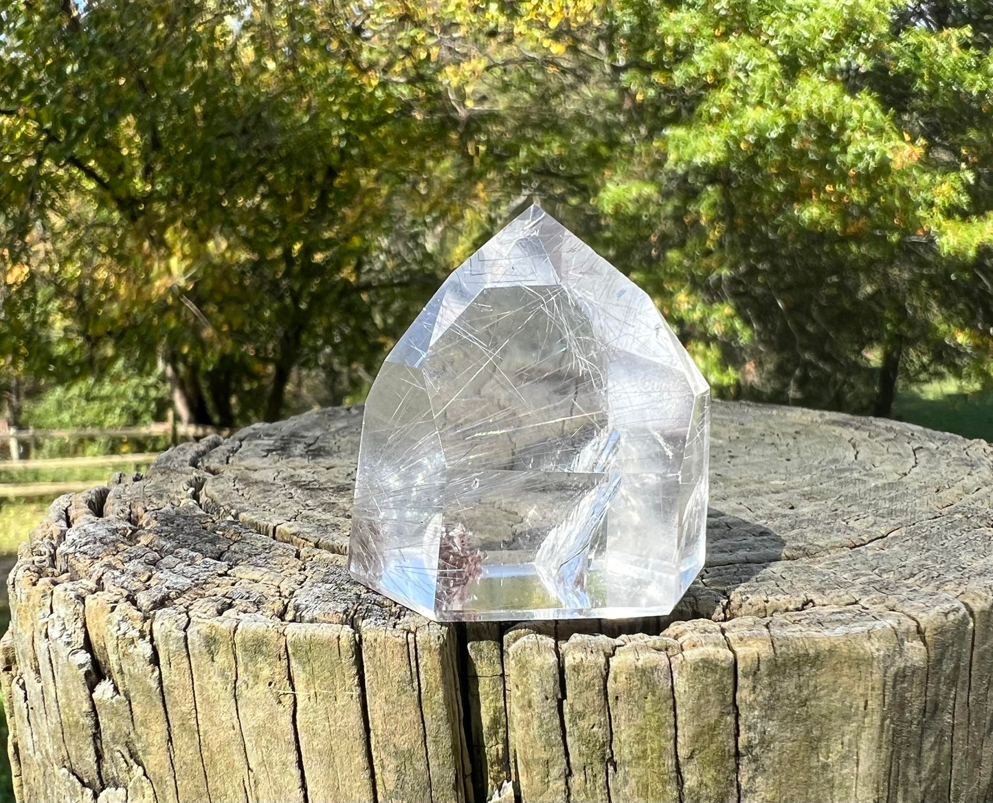 Rutilated Quartz Tower