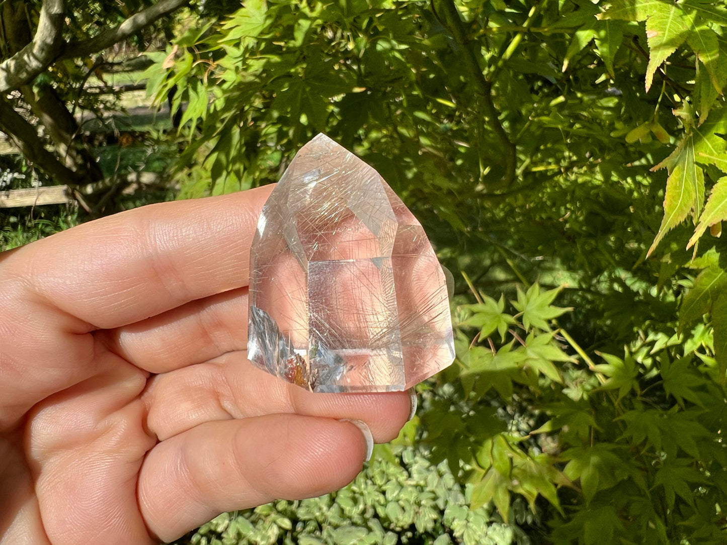 Rutilated Quartz Tower