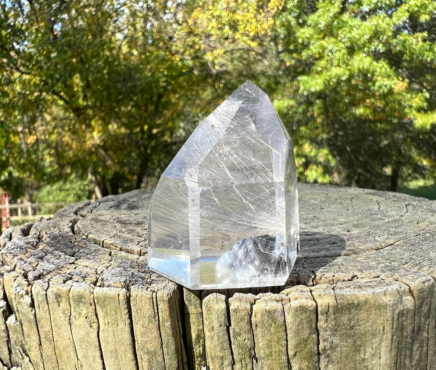 Rutilated Quartz Tower