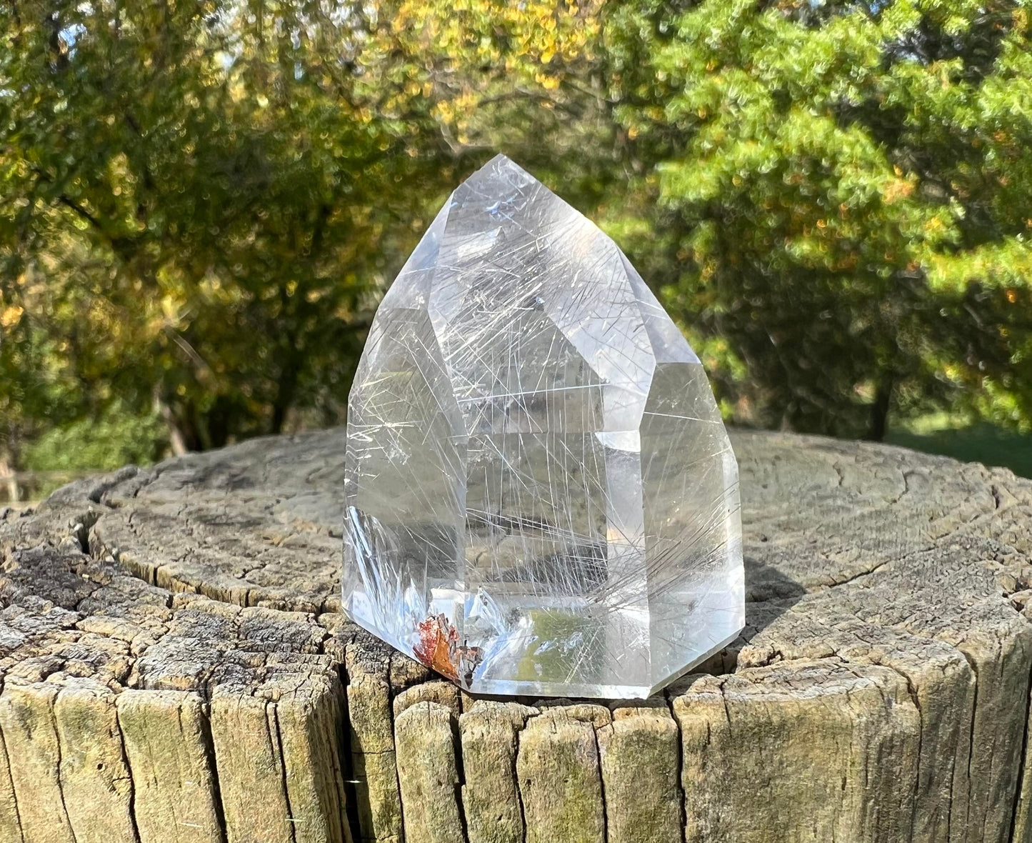 Rutilated Quartz Tower