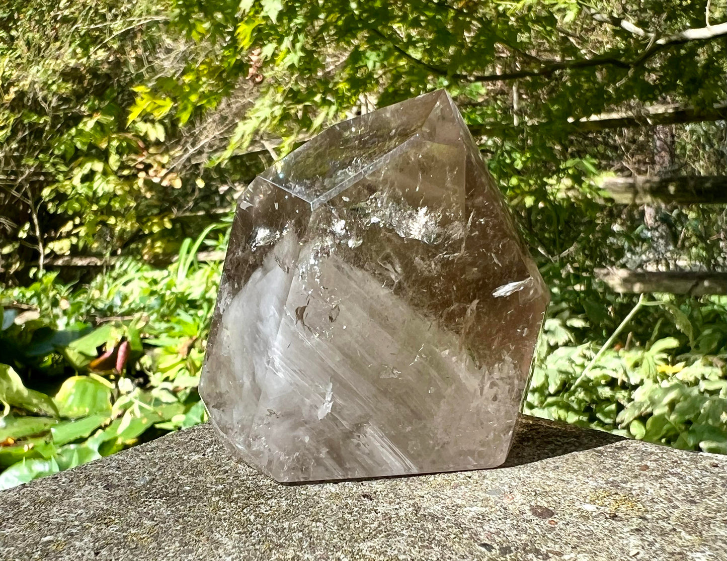 Phantom Smoky Garden Quartz Tower