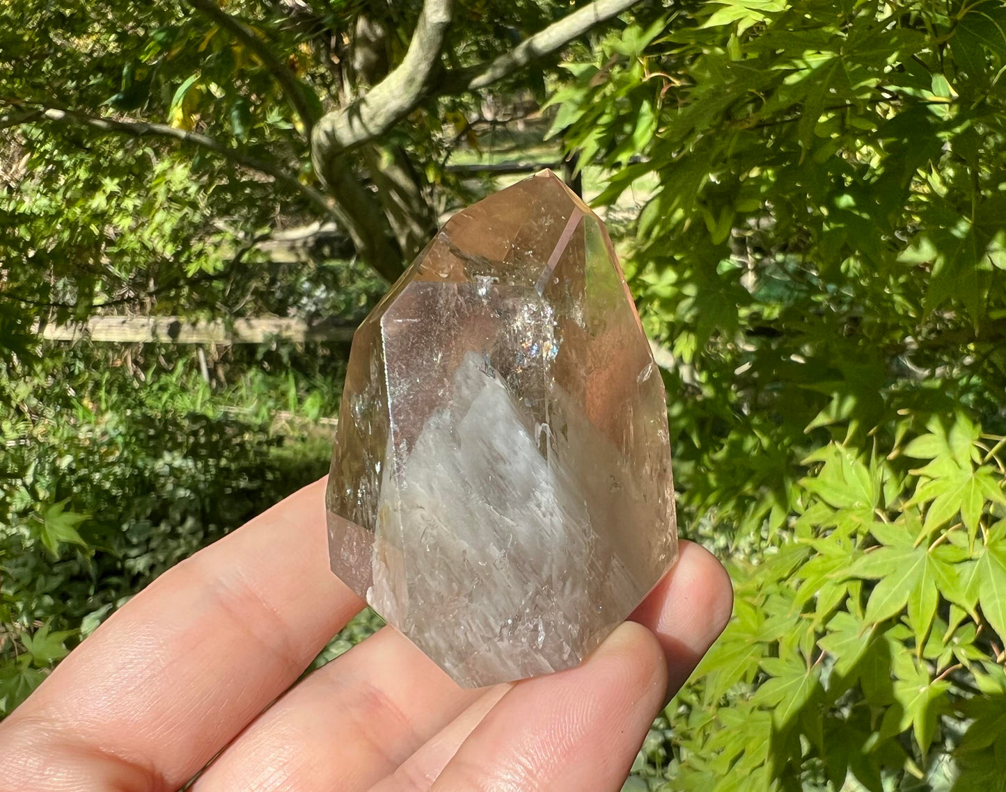 Phantom Smoky Garden Quartz Tower