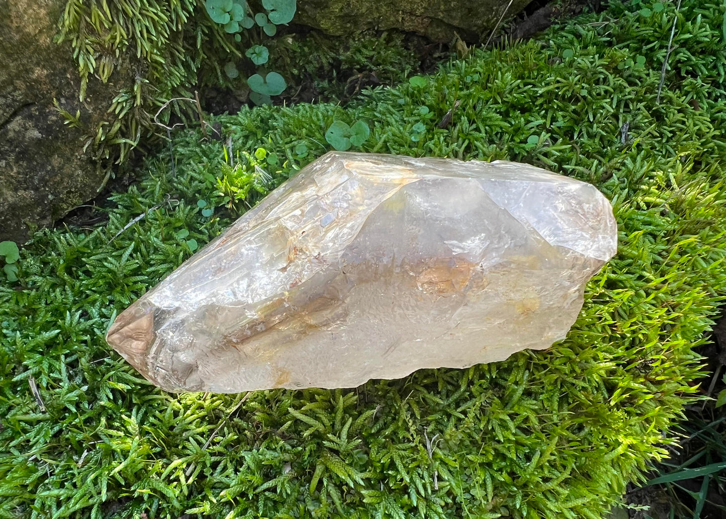 Smoky Elestial Quartz Point Specimen
