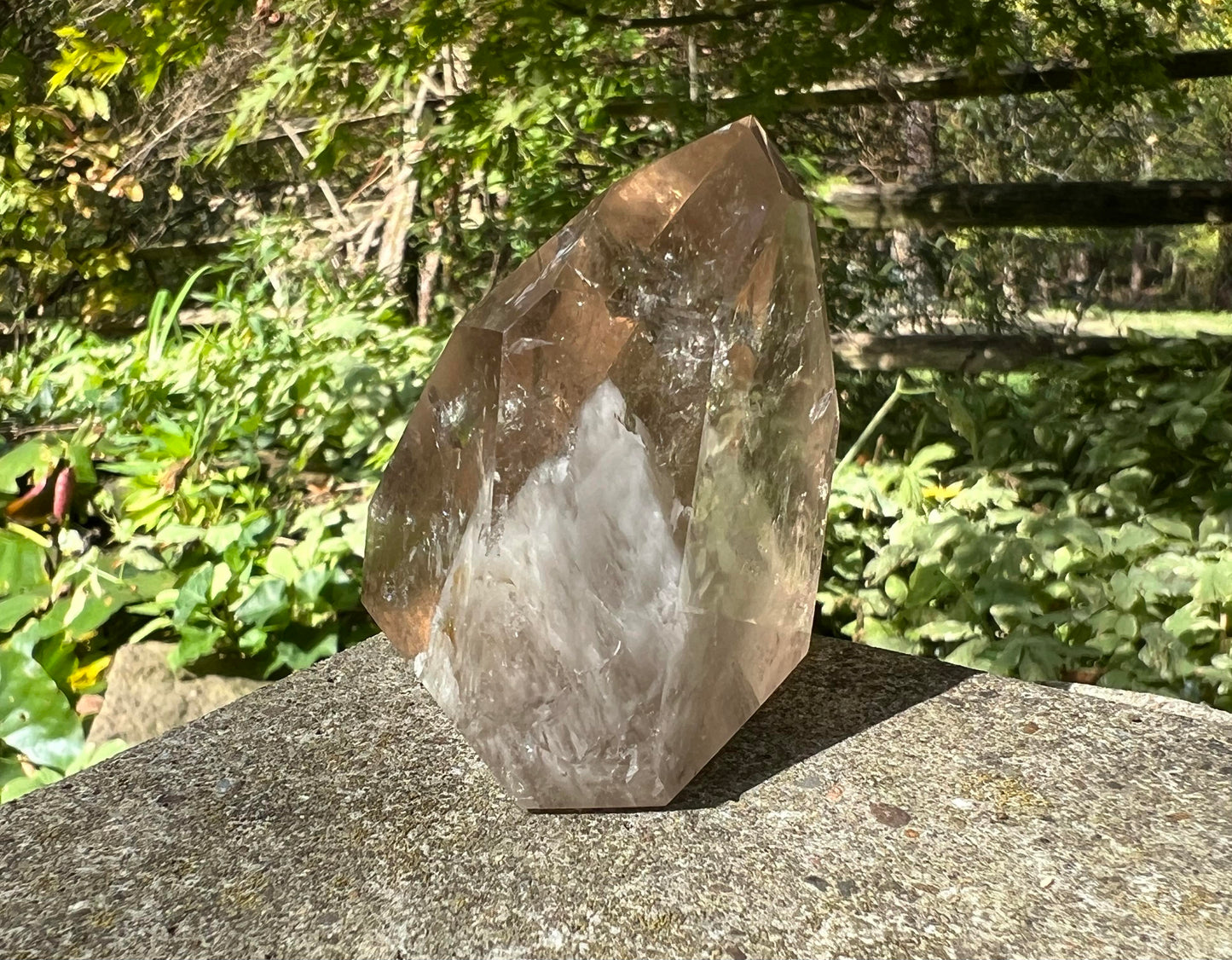 Phantom Smoky Garden Quartz Tower