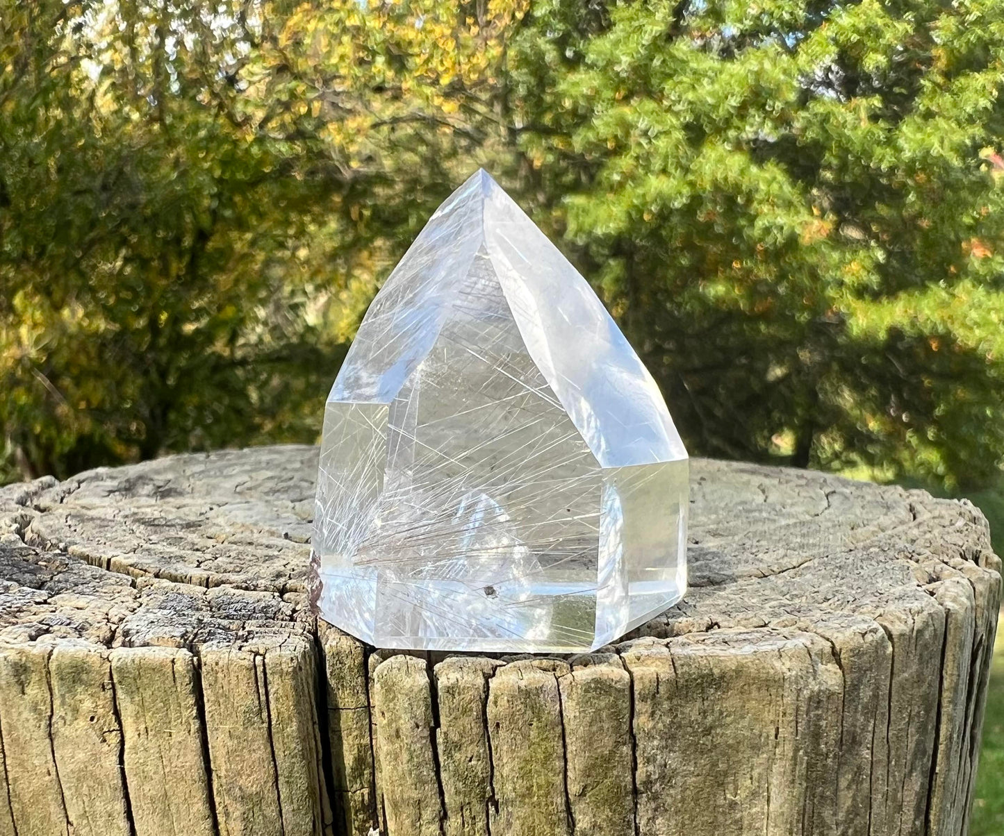Rutilated Quartz Tower