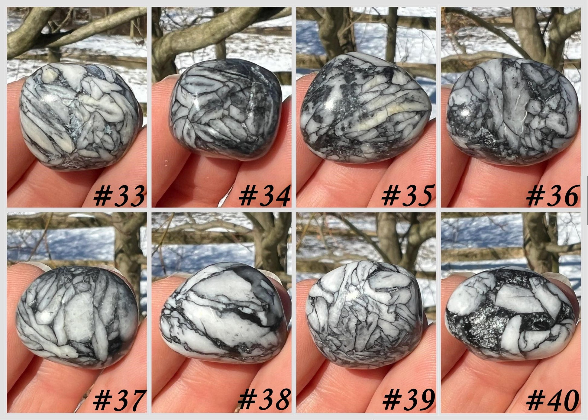 Pinolith Tumbled Stones - Gem Realm