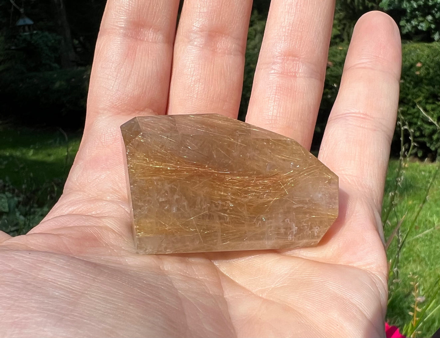 Rutilated Quartz Freeform Tower