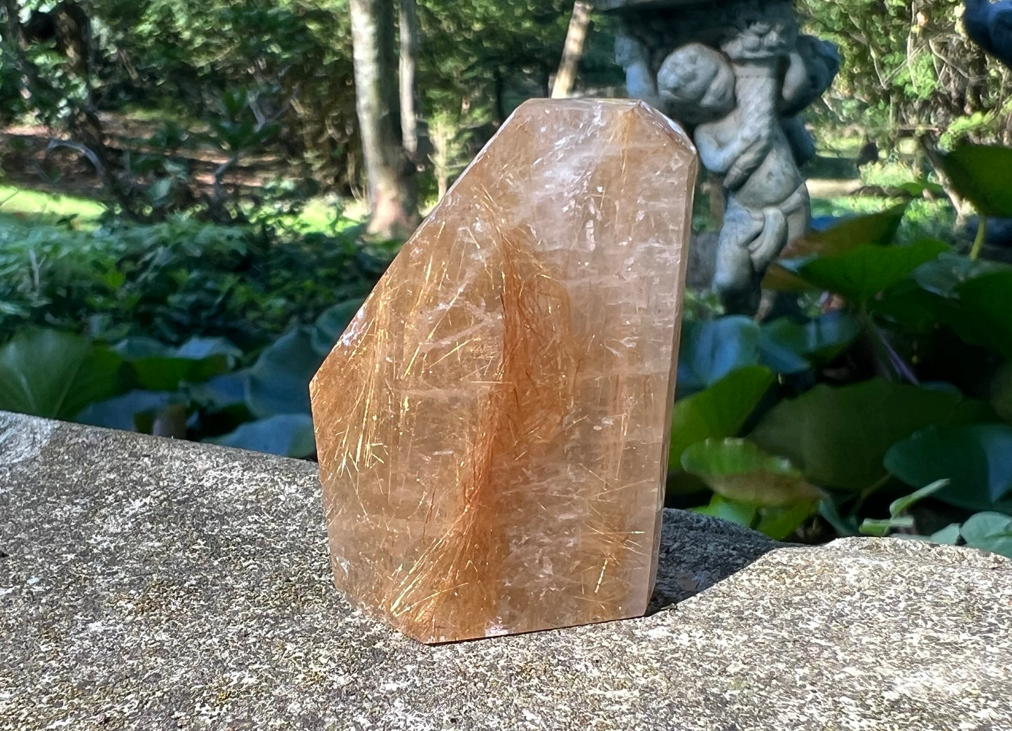 Rutilated Quartz Freeform Tower