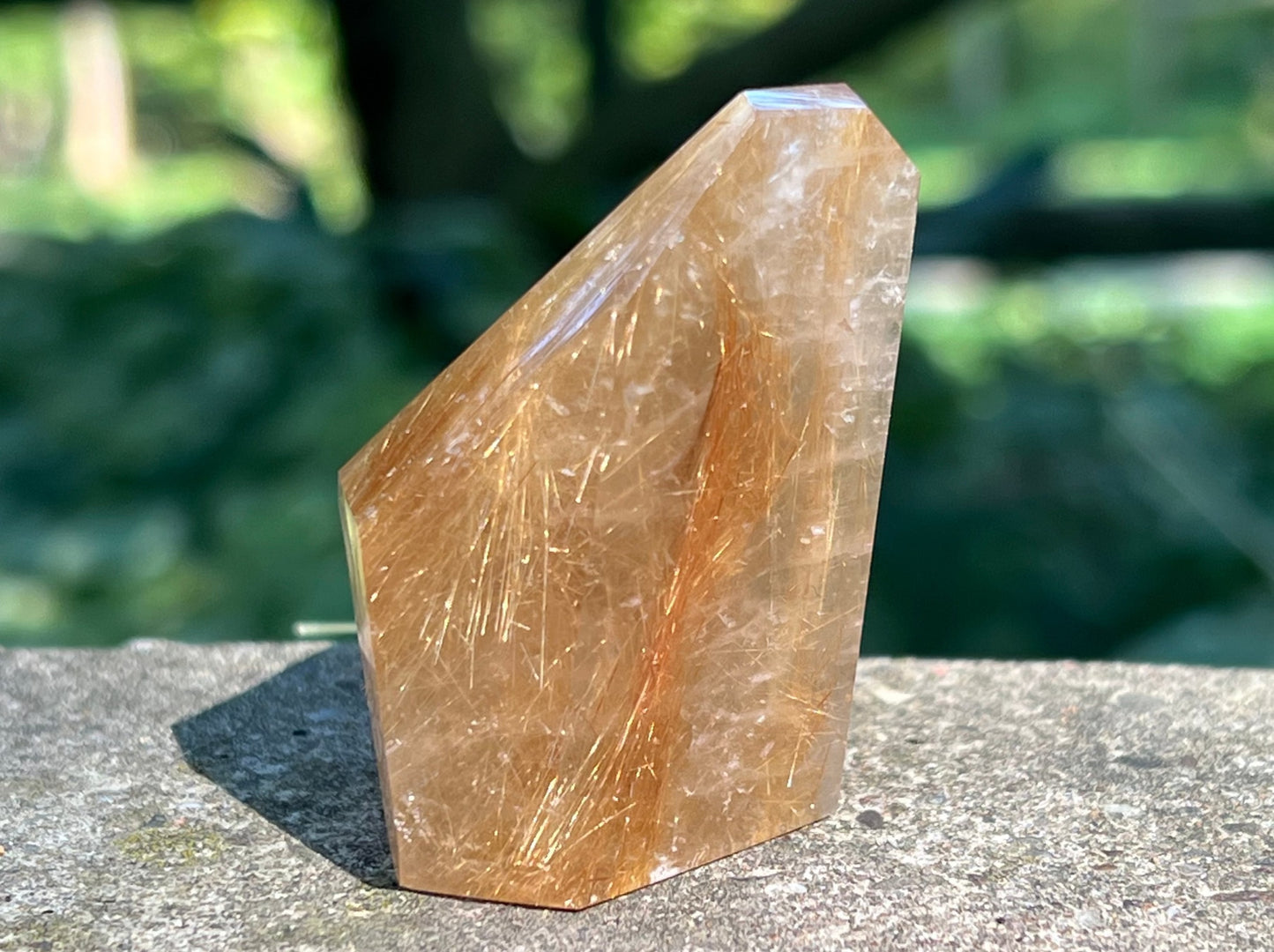 Rutilated Quartz Freeform Tower