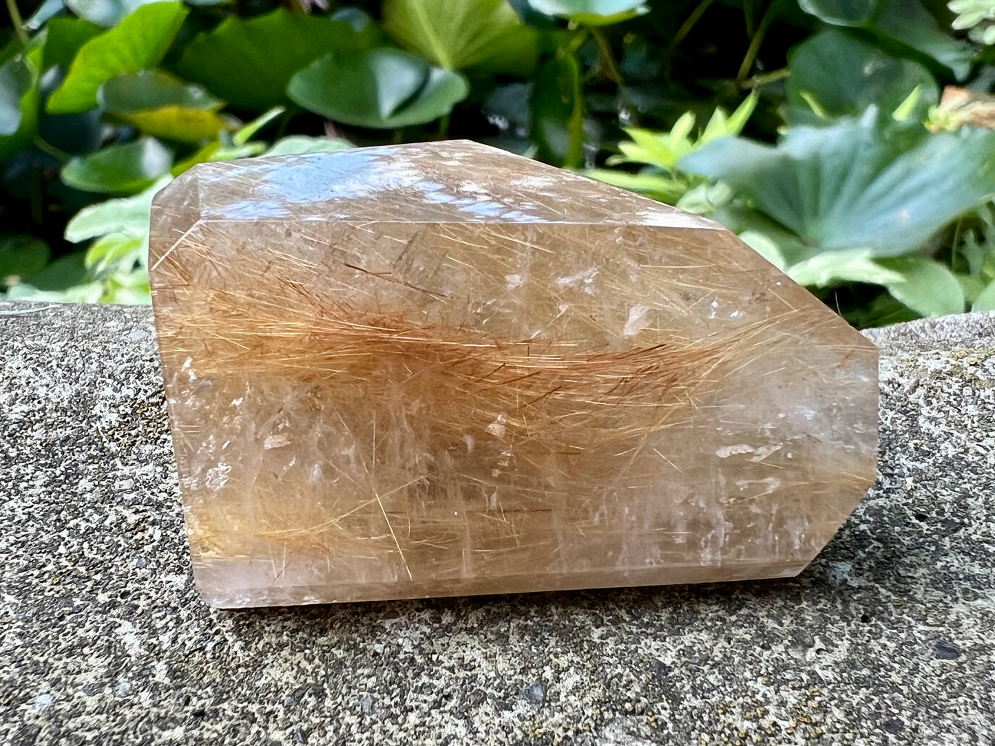 Rutilated Quartz Freeform Tower