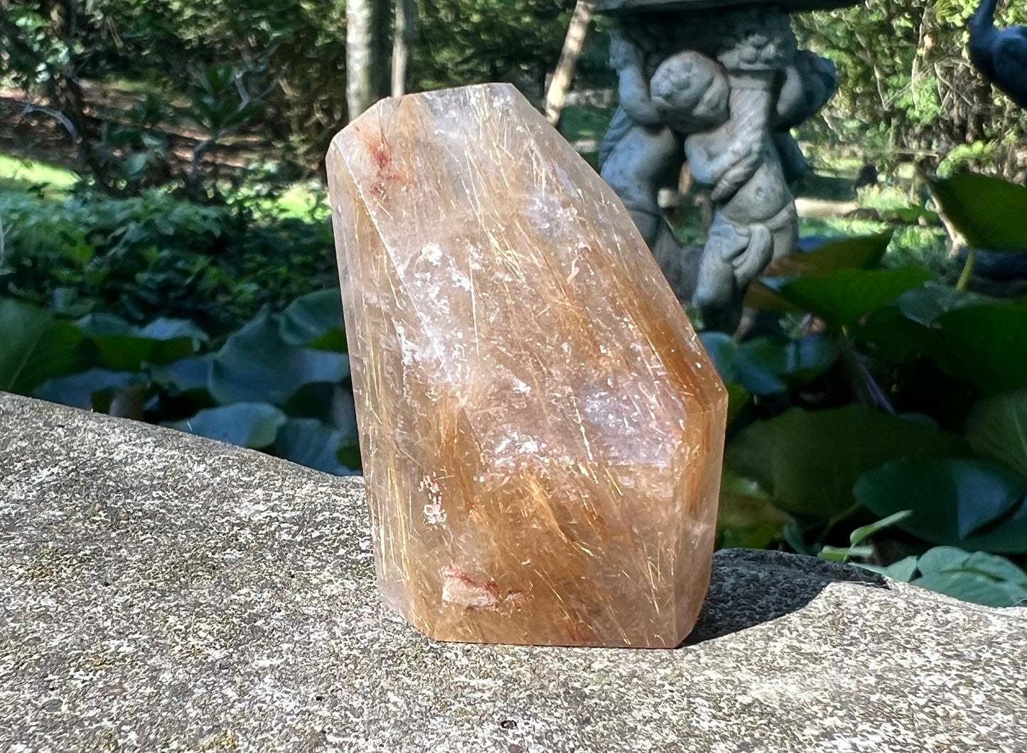 Rutilated Quartz Freeform Tower