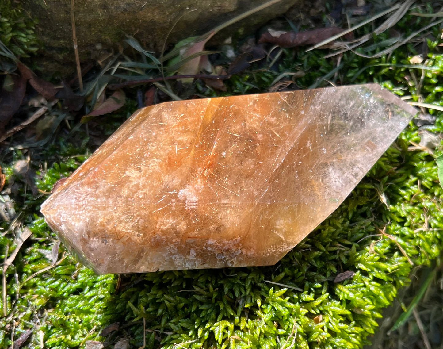 Rutilated Quartz Double-Terminated Freeform