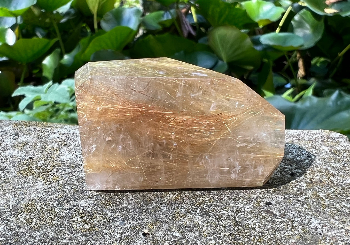 Rutilated Quartz Freeform Tower