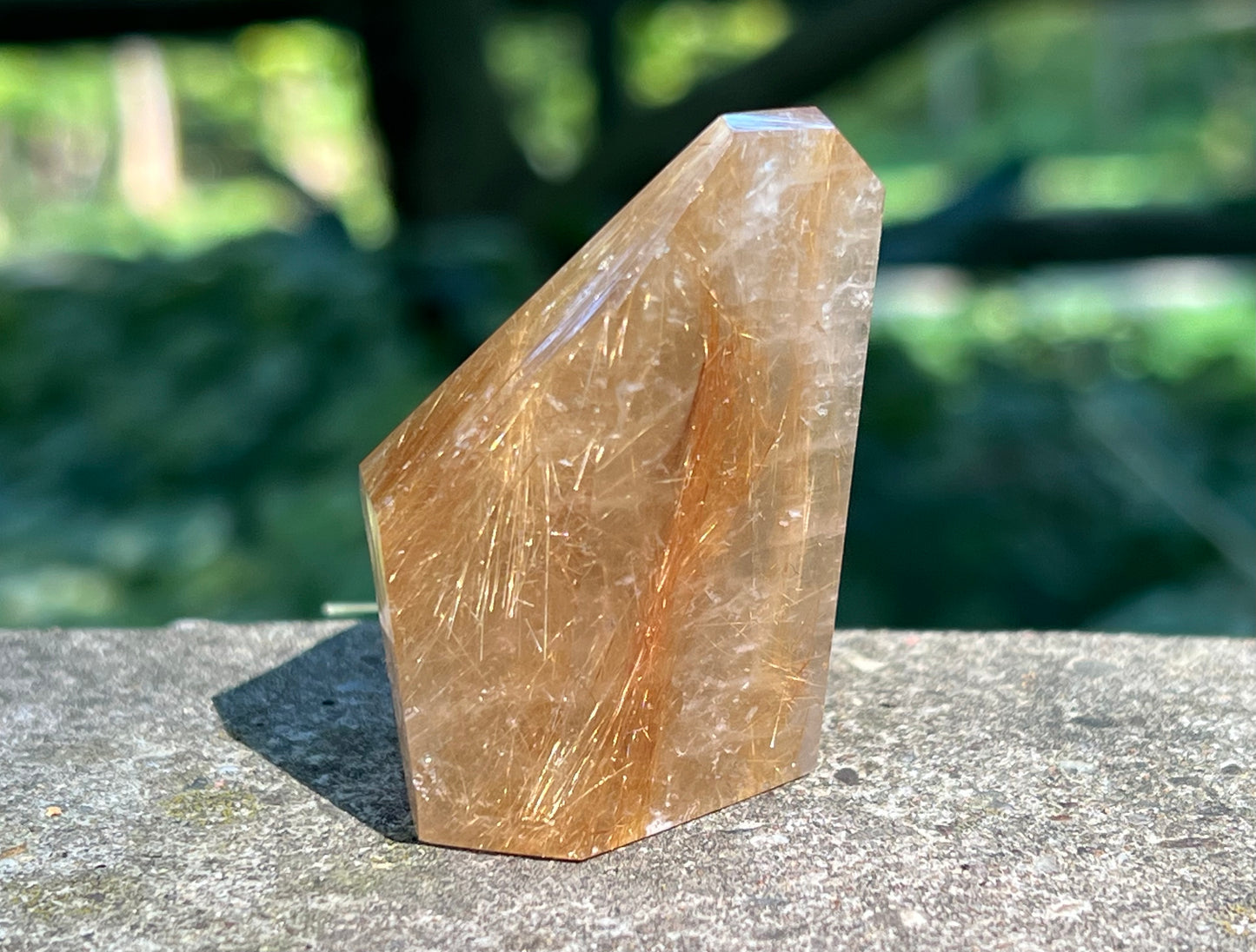 Rutilated Quartz Freeform Tower