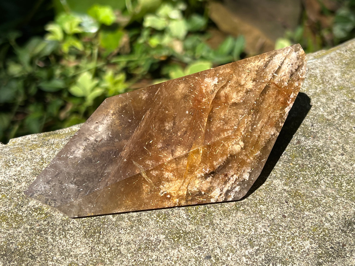 Rutilated Quartz Double-Terminated Freeform