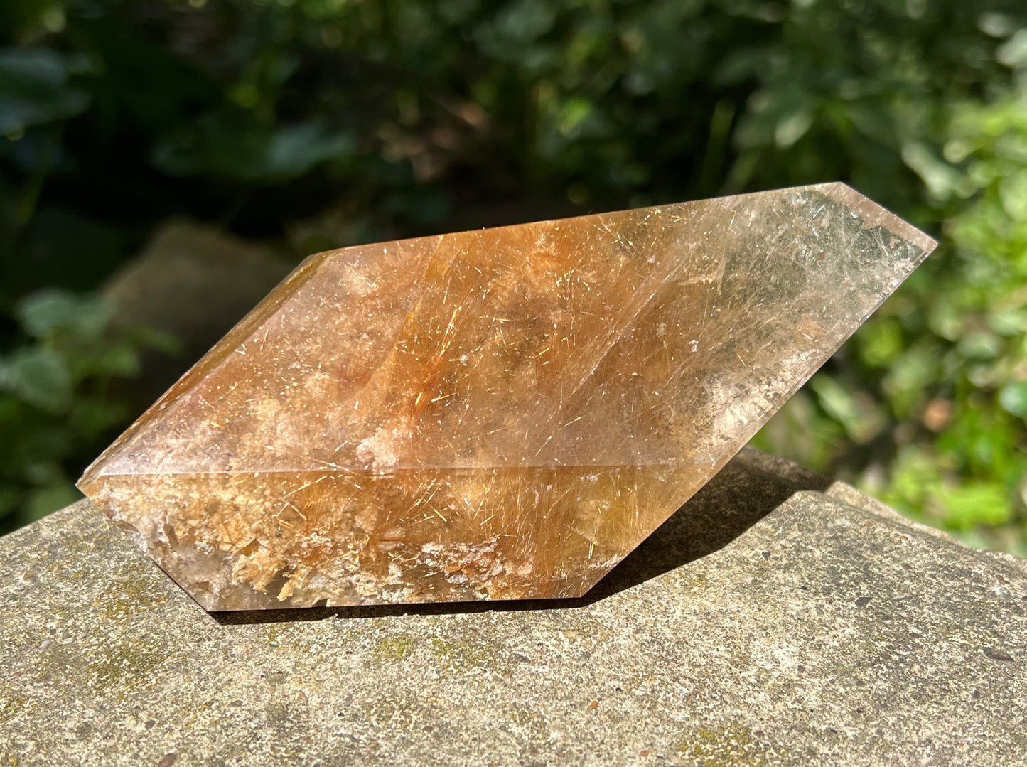 Rutilated Quartz Double-Terminated Freeform