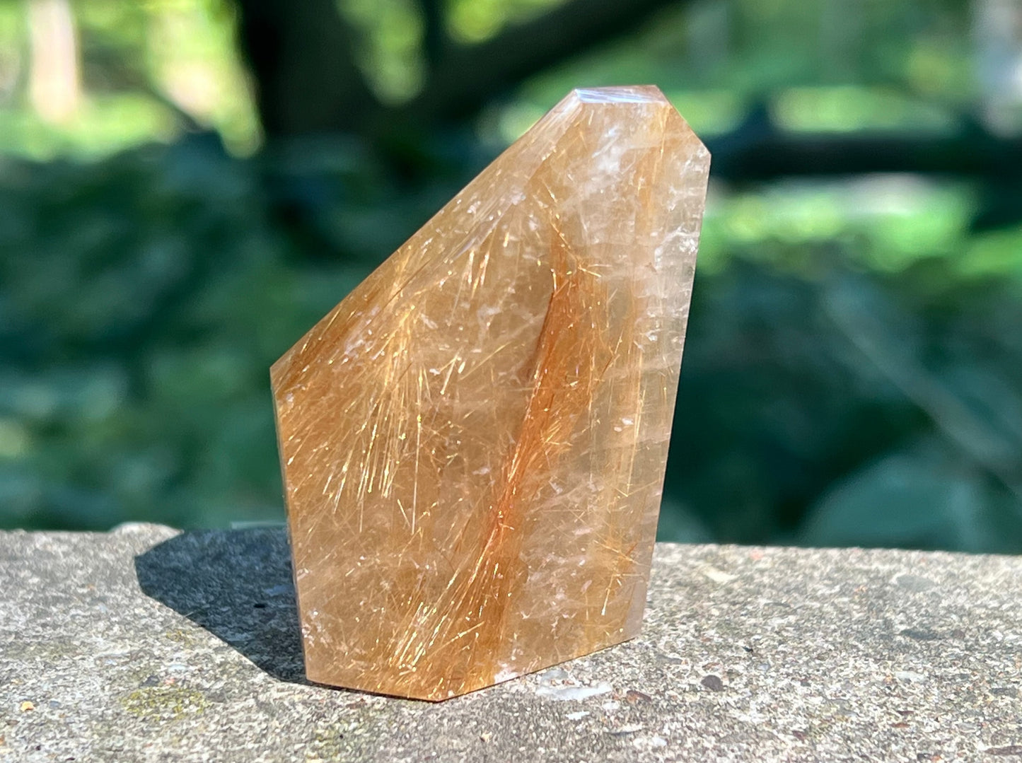 Rutilated Quartz Freeform Tower