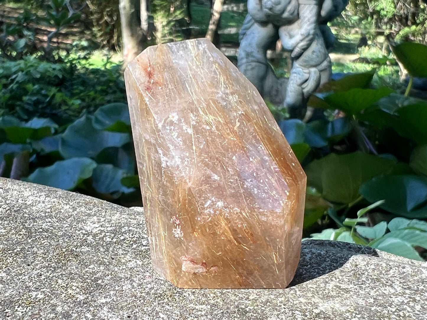 Rutilated Quartz Freeform Tower
