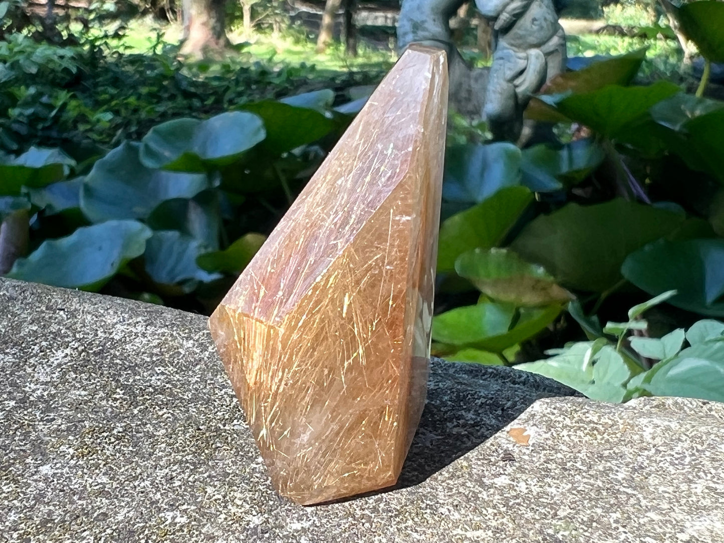 Rutilated Quartz Freeform Tower