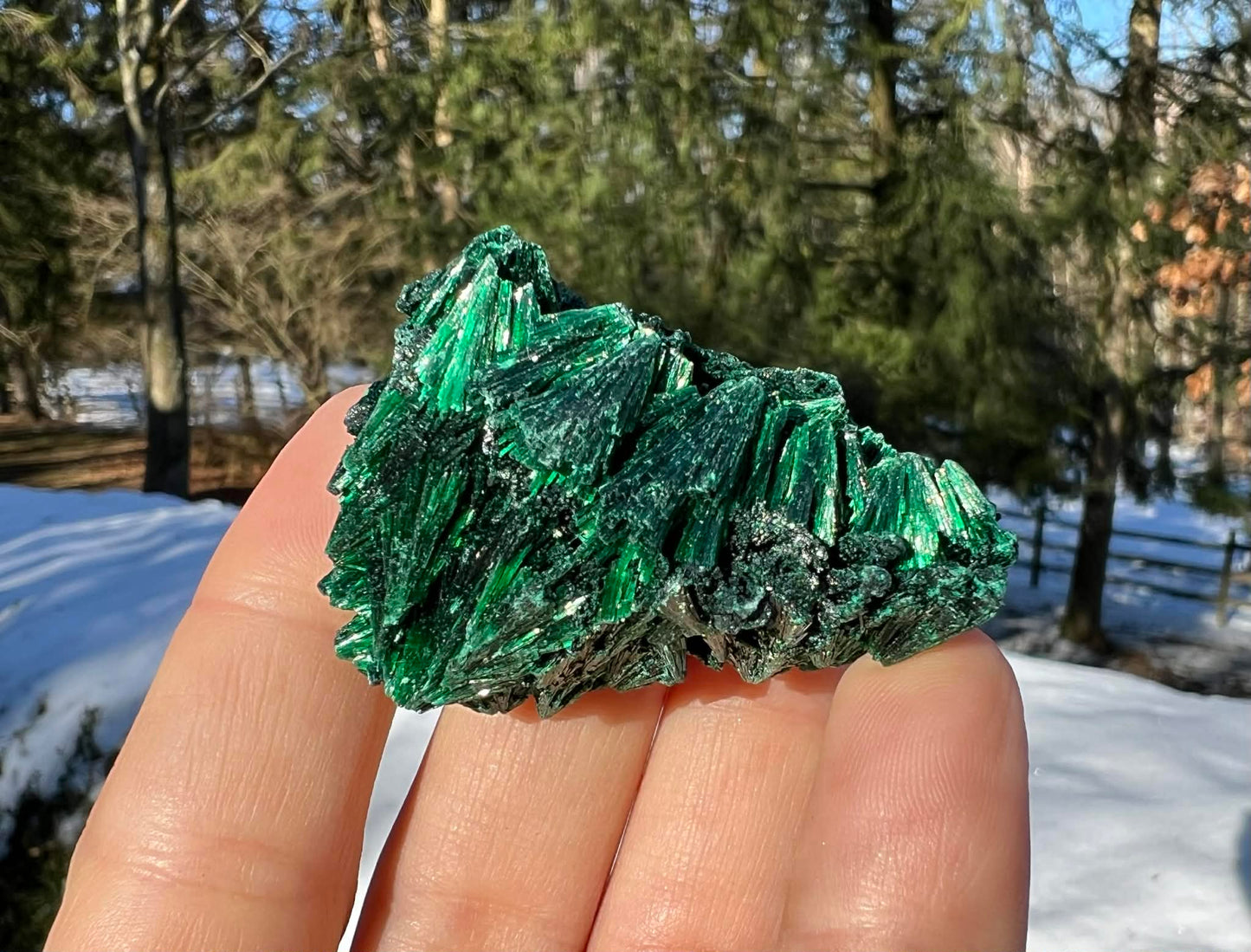 Silk Malachite Specimen #3