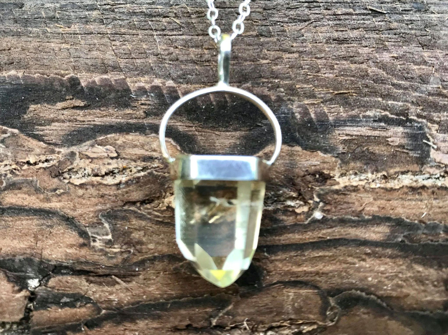 Natural Citrine Pendant - Gem Realm