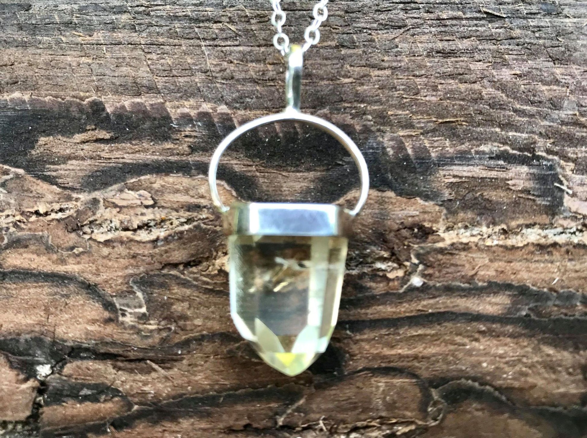 Natural Citrine Pendant - Gem Realm