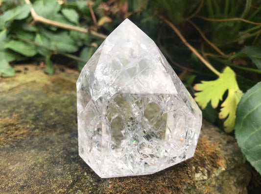 Fire & Ice Quartz Tower ~ Large
