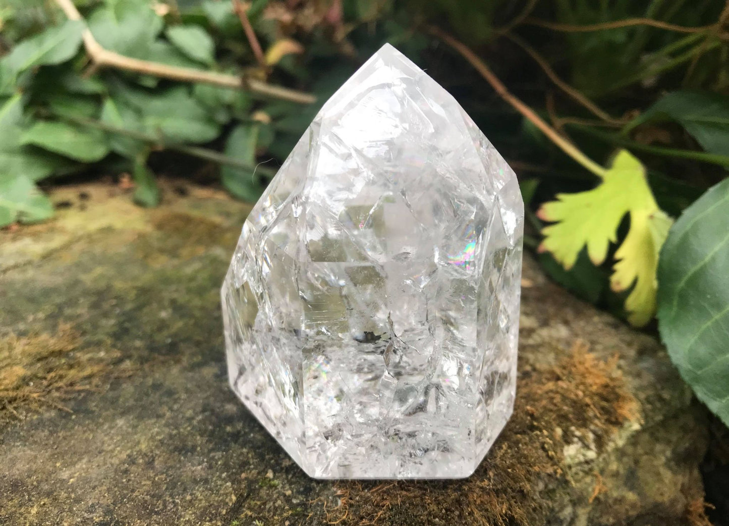 Fire & Ice Quartz Tower ~ Large