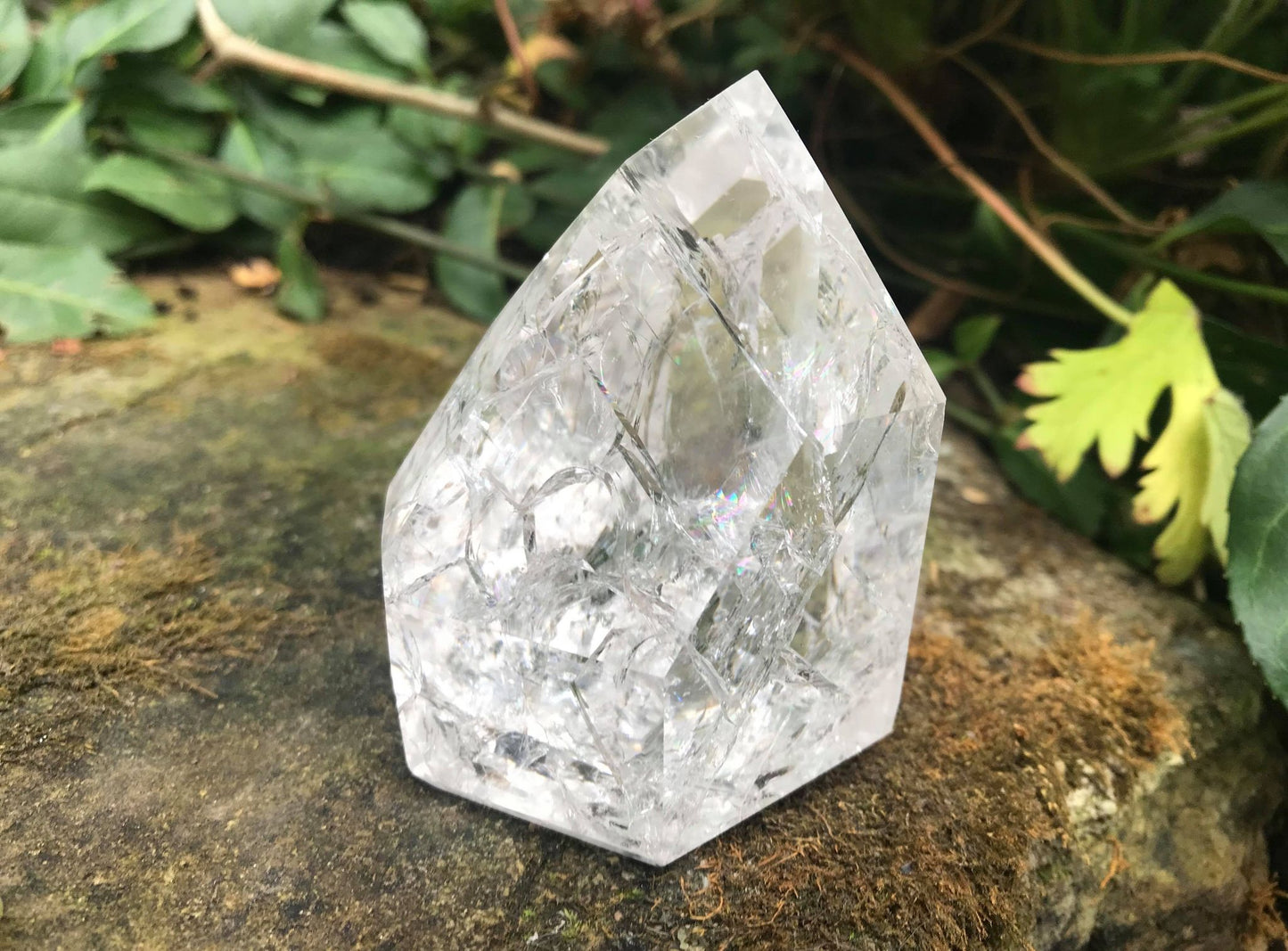 Fire & Ice Quartz Tower ~ Large